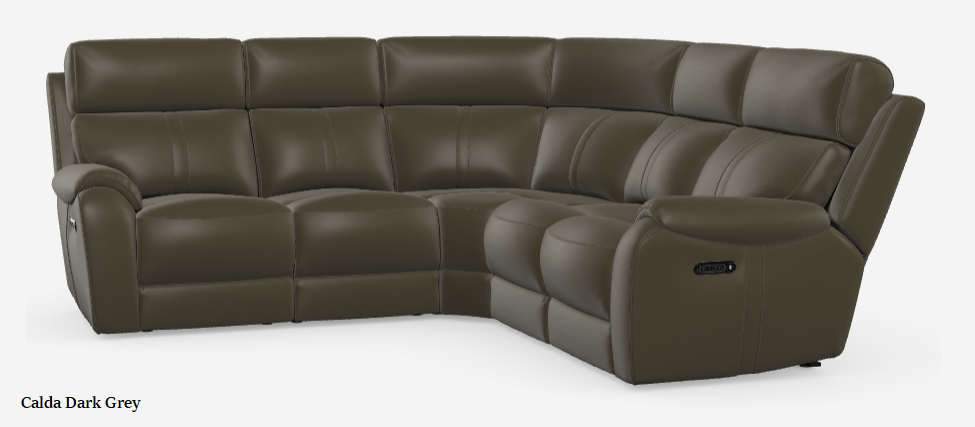 Winchester Leather Modular Corner Sofa, Static, Manual or Electric Recliner