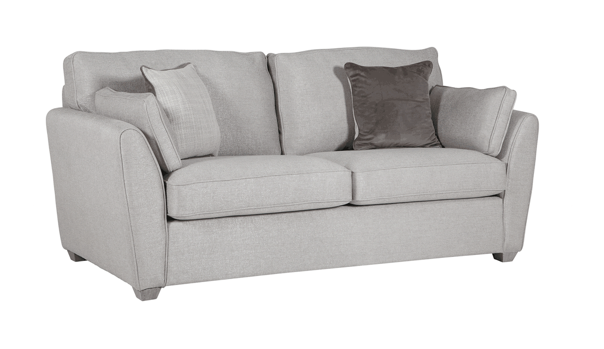 Cantrell 2 Seater Fabric Sofa Bed with Foam Mattress
