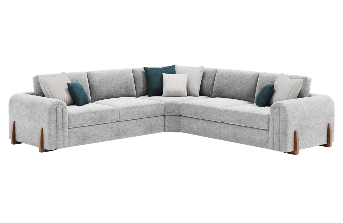 Charlie Fabric Sofa & Corner Collection with Wide Arms
