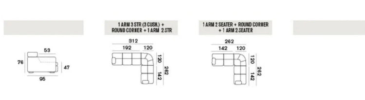Chester Leather Sofa Collection | Newtrend Concepts Italia