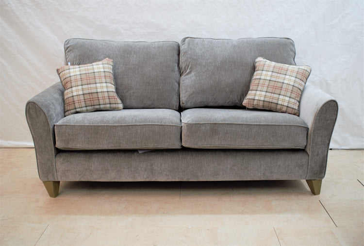 Smoke Ex-Display Fabric 2 Seater Sofa + Chair | EXSMO