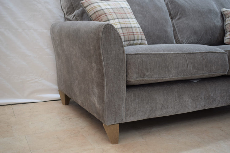 Smoke Ex-Display Fabric 2 Seater Sofa + Chair | EXSMO