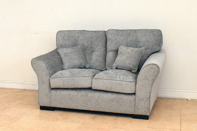 Ken Ex-Display Fabric Grey 2 Seater Sofa | EX017
