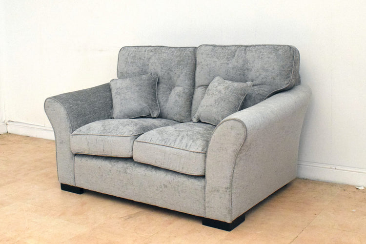 Ken Ex-Display Fabric Grey 2 Seater Sofa | EX017