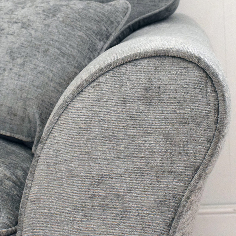 Ken Ex-Display Fabric Grey 2 Seater Sofa | EX017