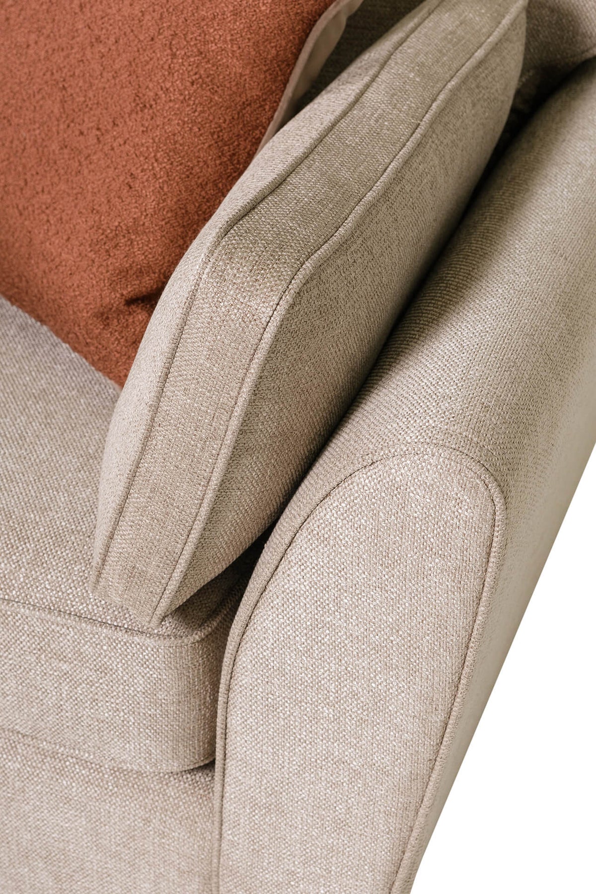 Cantrell Linen Look Fabric Sofa Collection with Sofa Bed