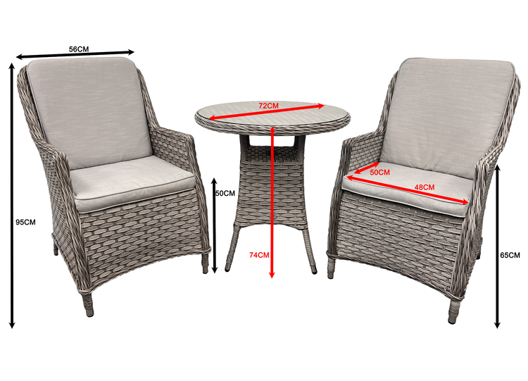 Edwina Rattan Grey Bistro Set | Edwi0471_0296