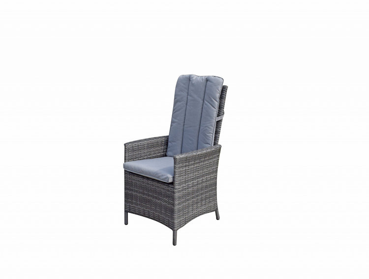 Signature Weave - Emily Rattan Reclining Chair in 8mm Grey | Emil0335