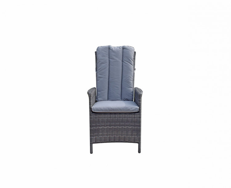 Signature Weave - Emily Rattan Reclining Chair in 8mm Grey | Emil0335