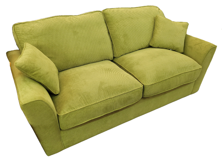 Ex-Display Fantasy Apple Green 3 + 2 Seater Fabric Sofas | EXAPP
