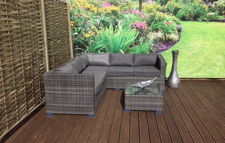 Signature Weave - Rattan Corner Sofa Set with Coffee Table | Georgia | Geor0103