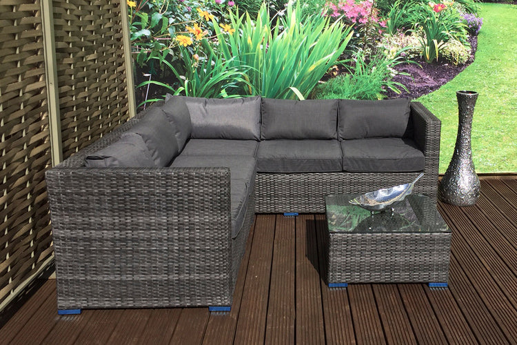 Signature Weave - Rattan Corner Sofa Set with Coffee Table | Georgia | Geor0103