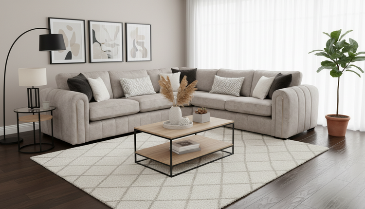 Glamour Fabric Sofa Collection | Lebus Upholstery