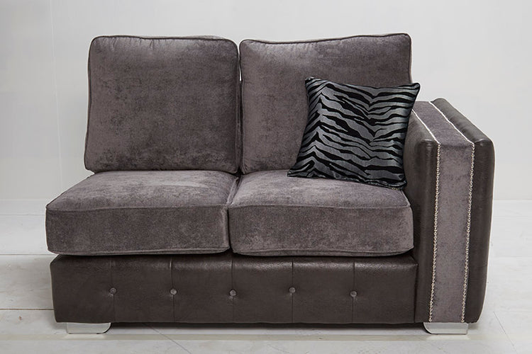 Modular Bespoke Glimmer Fabric Sofa Collection | Red Rose