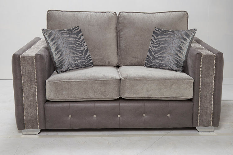 Modular Bespoke Glimmer Fabric Sofa Collection | Red Rose
