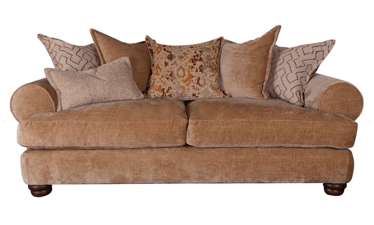 Horatio Chesterfield Style Fabric Sofa Collection, Standard or Pillow Back