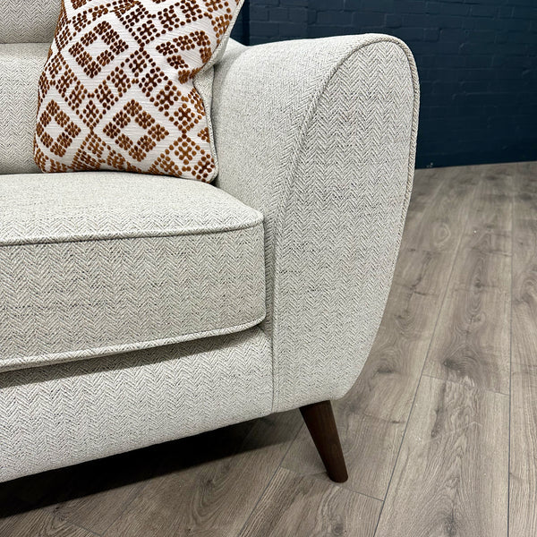 Miller High Back Fabric Sofa Collection with Tiered Cushions