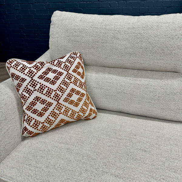 Miller High Back Fabric Sofa Collection with Tiered Cushions