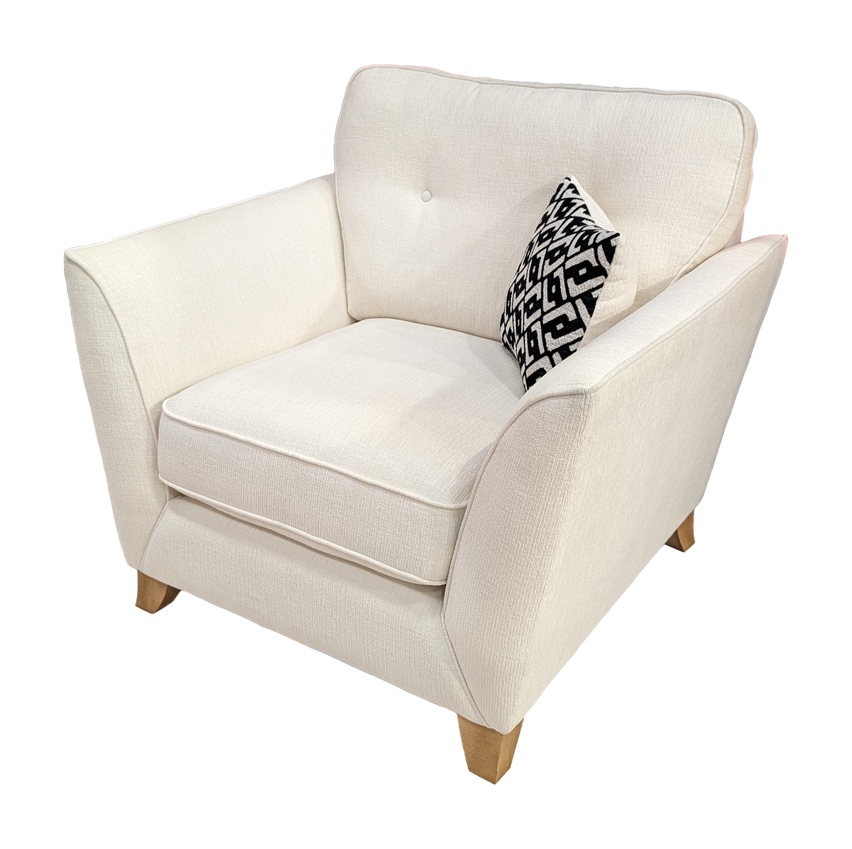 Jameson Fabric Sofa Collection on Turned Wooden Legs