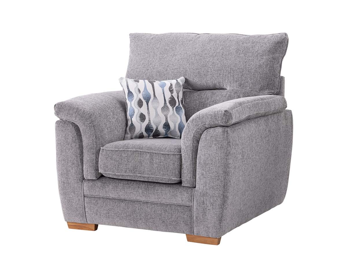 Keaton Fabric Sofa & Corner Collection with Panelled Arms
