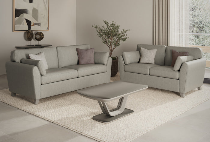 Cantrell Linen Look Fabric Sofa Collection with Sofa Bed | VIDA Living