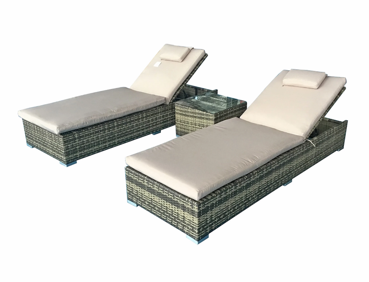 Jessica Brown Rattan Pair of Sunloungers | Jess0408