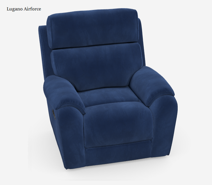 Winchester Fabric Recliner Sofa Collection with Head Tilt & Lumbar Options