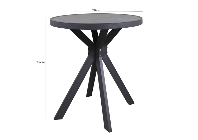 Luna Grey Fabric Bistro Set | Alar0483_Luna0454