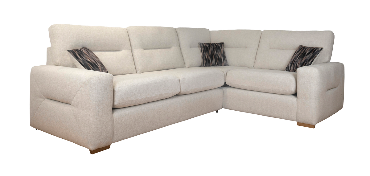 Melrose Fabric Sofa & Chaise Collection with Two-Tier Cushions