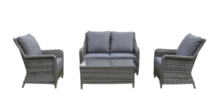Signature Weave - Rattan 4 Seater Sofa Set with Chairs | Mia0008