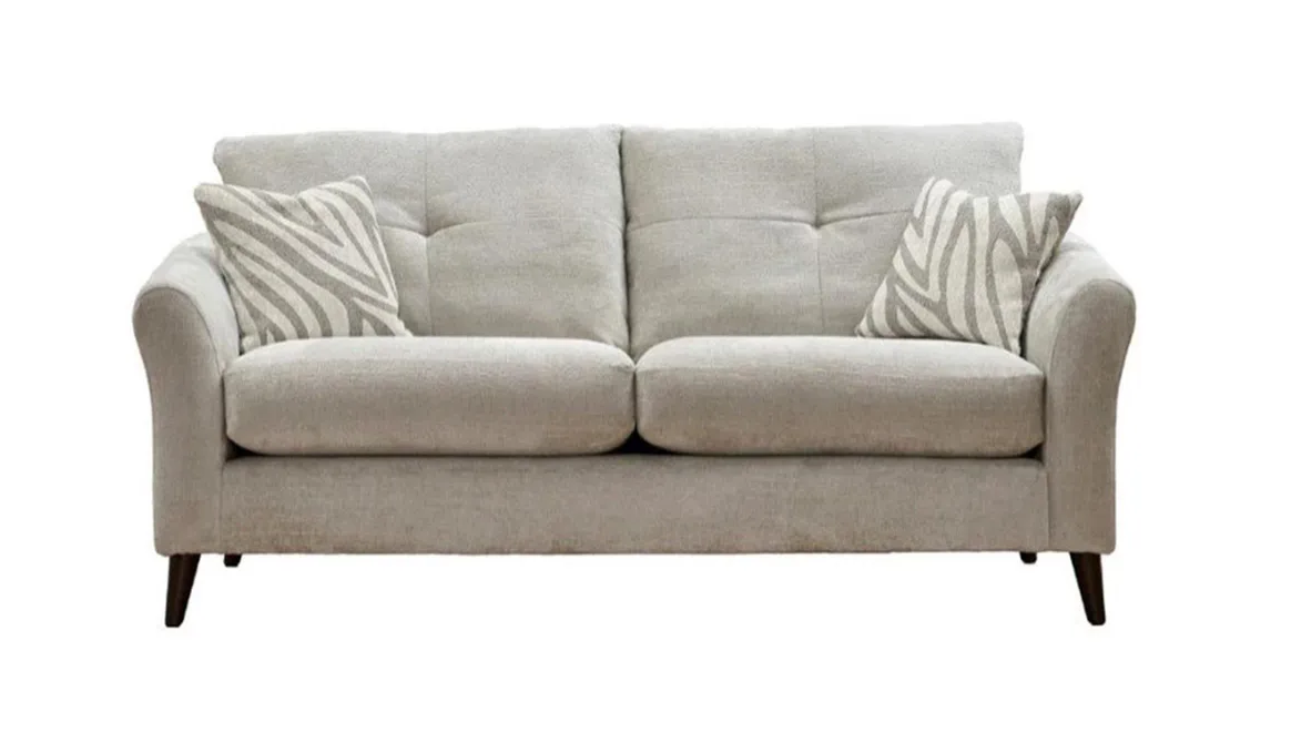 Molly Fabric Sofa Collection on Tapered Legs, Standard or Pillow Back