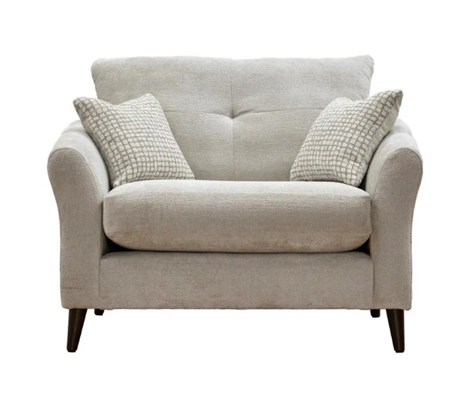 Molly Fabric Sofa Collection on Tapered Legs, Standard or Pillow Back