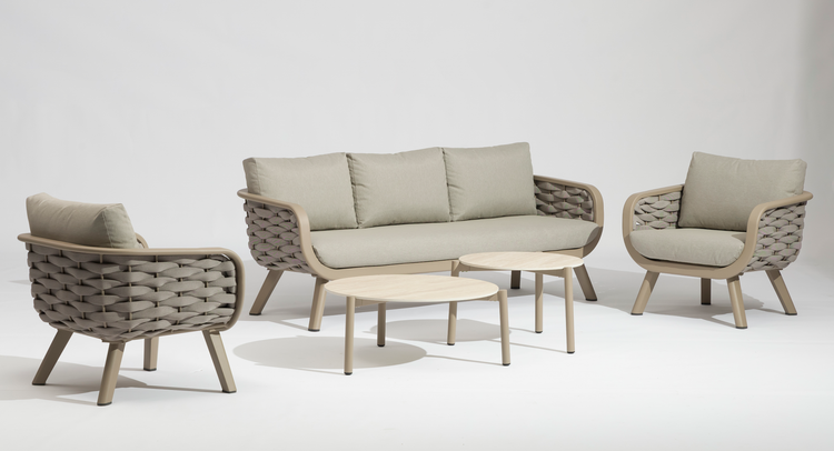 Monroe Outdoor Grey 5 Seater Sofa Set | Monr0595
