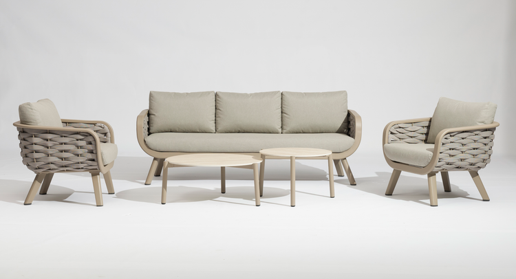 Monroe Outdoor Grey 5 Seater Sofa Set | Monr0595