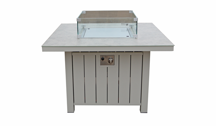 Neptune Aluminium Square Corner Sofa with Firepit Table | Nept0509_0529