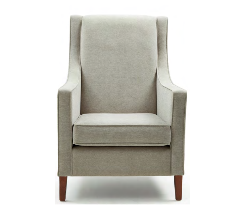 Orto High Back Fabric Chair | Shackletons | Homeflair | Homeflair Furniture