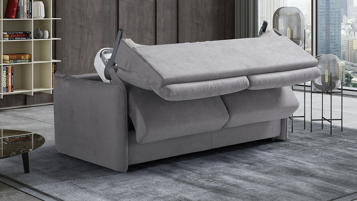 Aimee Italian Leather Sofa, Sofa Bed & Storage Chaise Collection