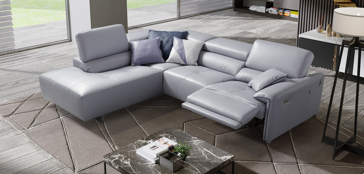 Brooklyn Low Deep Italian Leather Sofa & Corner