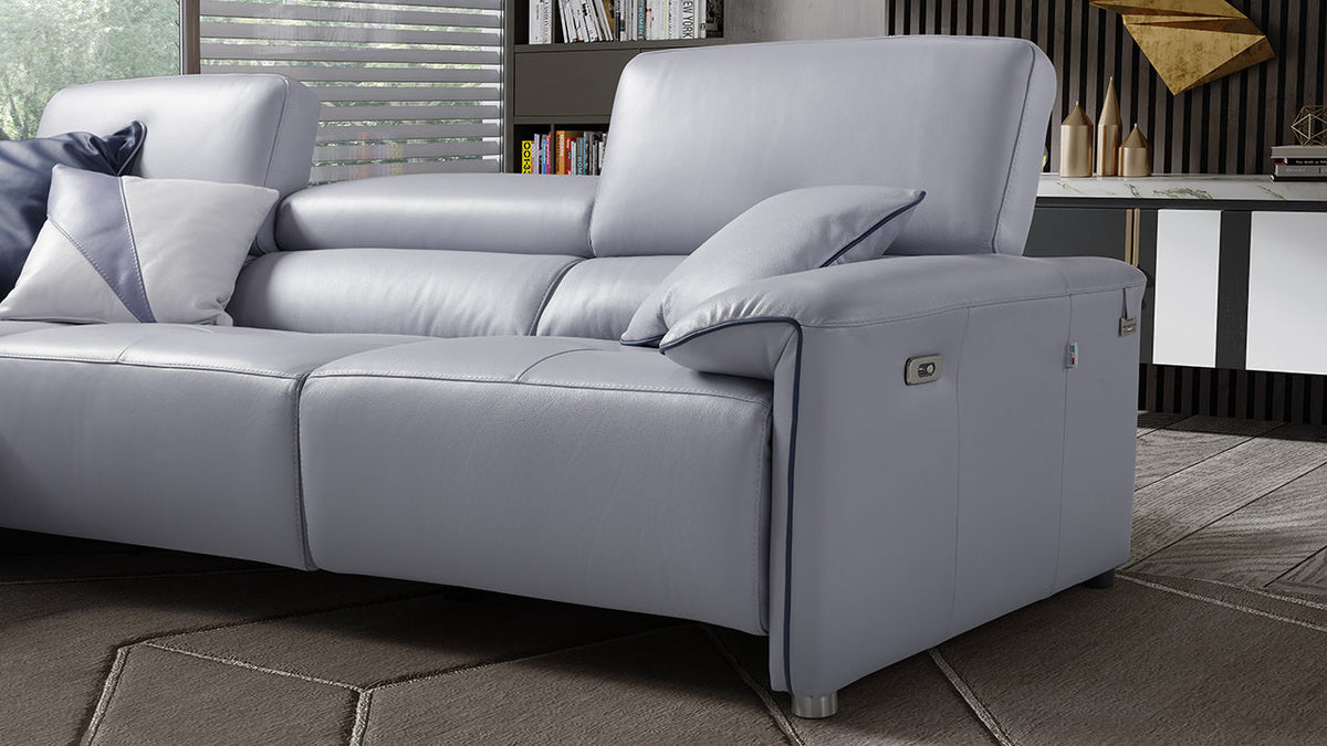 Brooklyn Low Deep Italian Leather Sofa & Corner