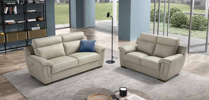 Cezanne Leather Sofa Collection with Adjustable Headrests | Newtrend Concepts Italia