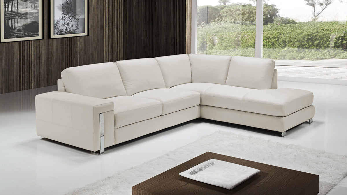 Eghoiste Modular Leather Corner Sofa with Adjustable Headrests