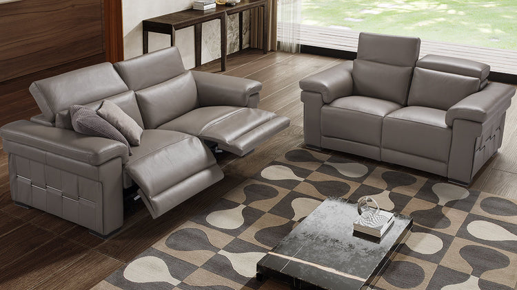 Modular Elettra Leather Sofa Collection | Newtrend Concepts Italia