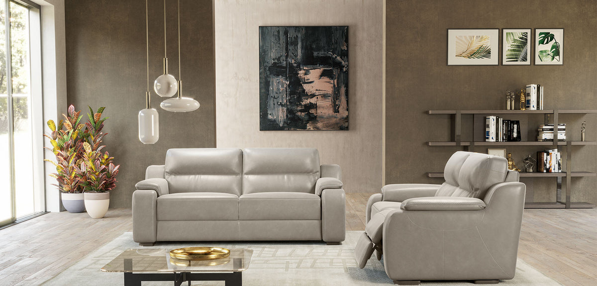 Gateway Modular Italian Leather Sofa on Pirelli Webbing