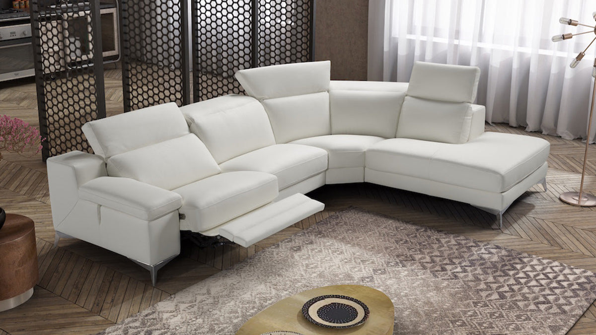 Hypnose Deep Low Italian Leather Sofa & Corner