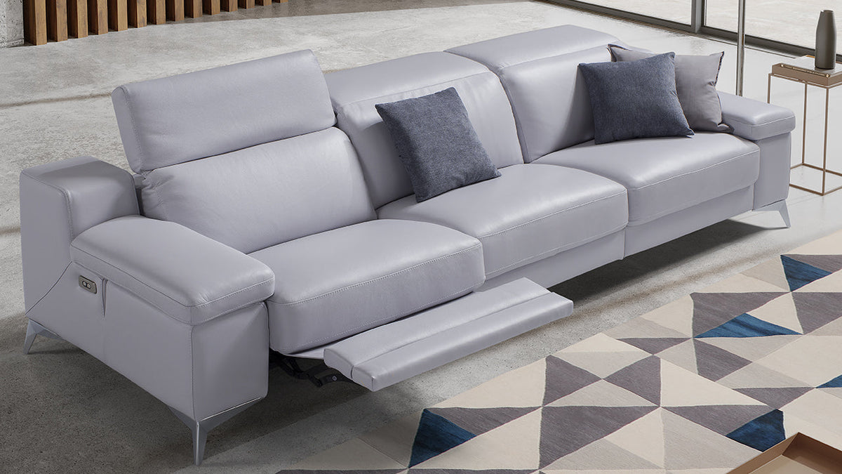 Hypnose Deep Low Italian Leather Sofa & Corner