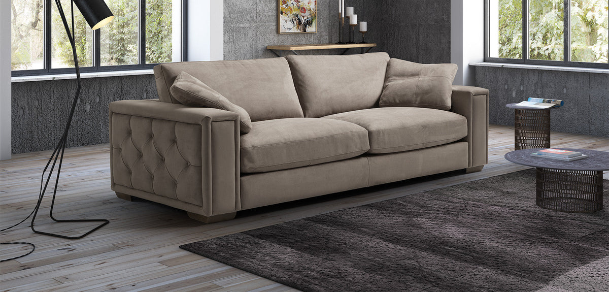 Iseo Low Leather Sofa Collection