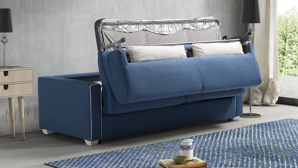 Jazz Modular Italian Leather Sofa, Sofa Bed & Storage Chaise
