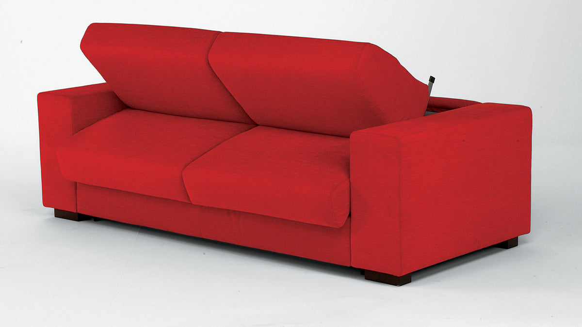 Jazz Modular Italian Leather Sofa, Sofa Bed & Storage Chaise