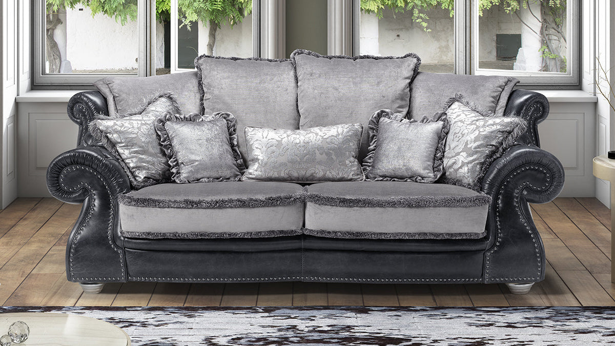Kiara Deep Italian Leather Sofa & Corner Collection