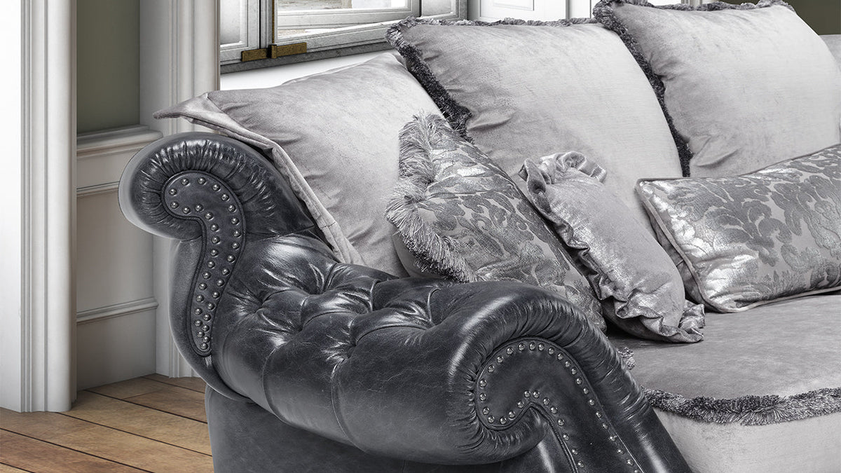 Kiara Deep Italian Leather Sofa & Corner Collection